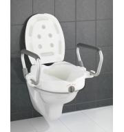 WC-Sitz-Erhöhung mit Stützgriffen 10 cm Secura